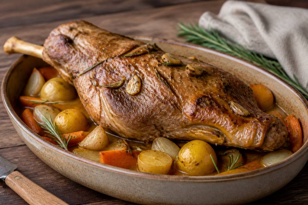 Gigot d&rsquo;agneau cuisson lente 3 heures : recette fondante et savoureuse